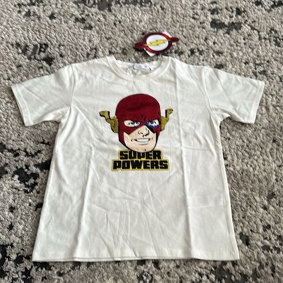 ZARA Kids | White | FLASH © DC COMICS SEQUIN T-SHIRT - Picture 6 of 6